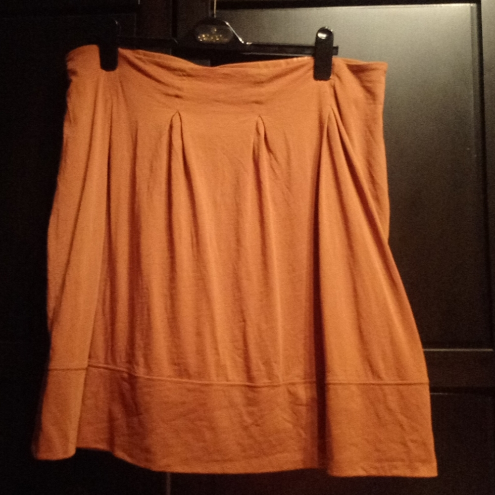 Avenue 100%cotton brown skirt